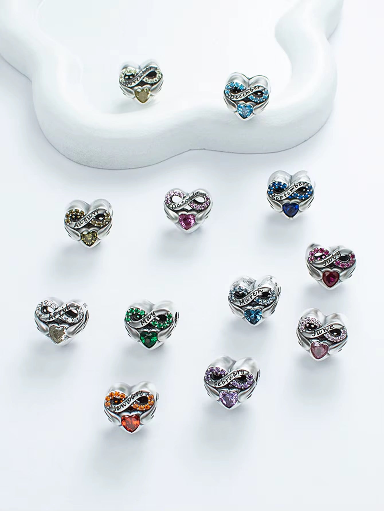 Happy Birthday Month Charms